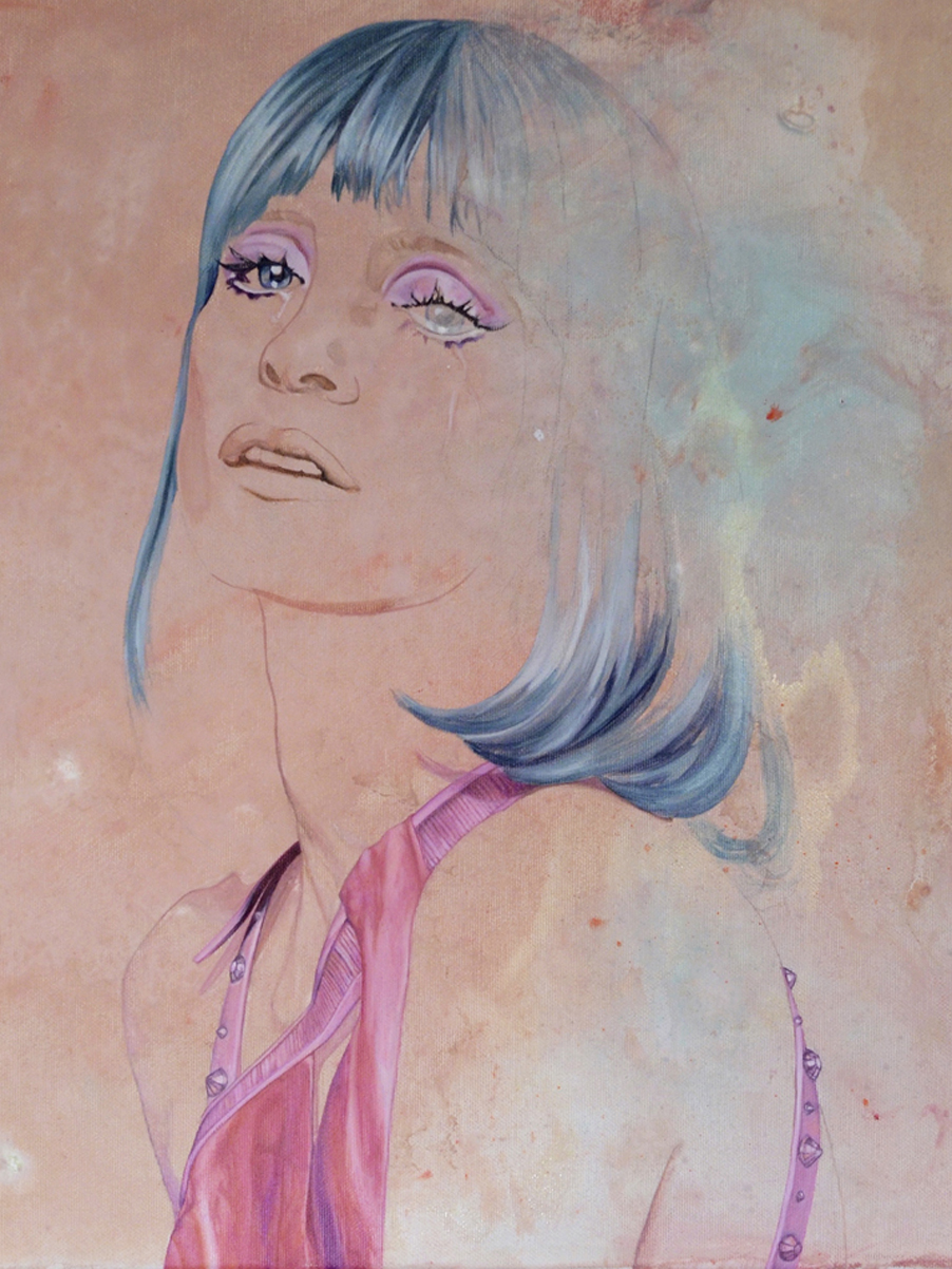 Anielka Hampson Painting Departed Deborah